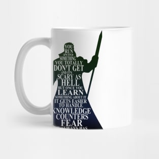 Knowledge Counters Fear Mug